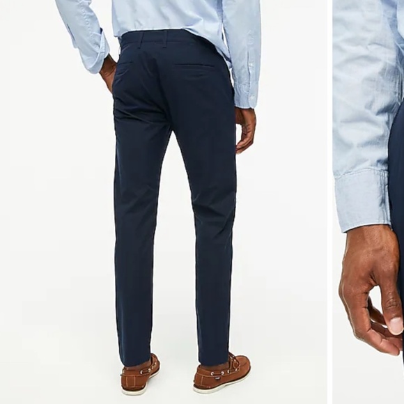 J.Crew Pants Flex Slim Fit Dark Navy - Picture 2 of 8